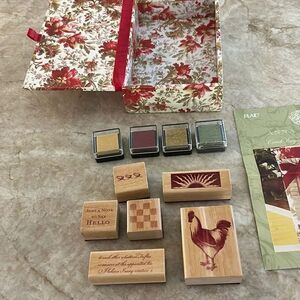 Anna Griffen Rooster Stamp Set